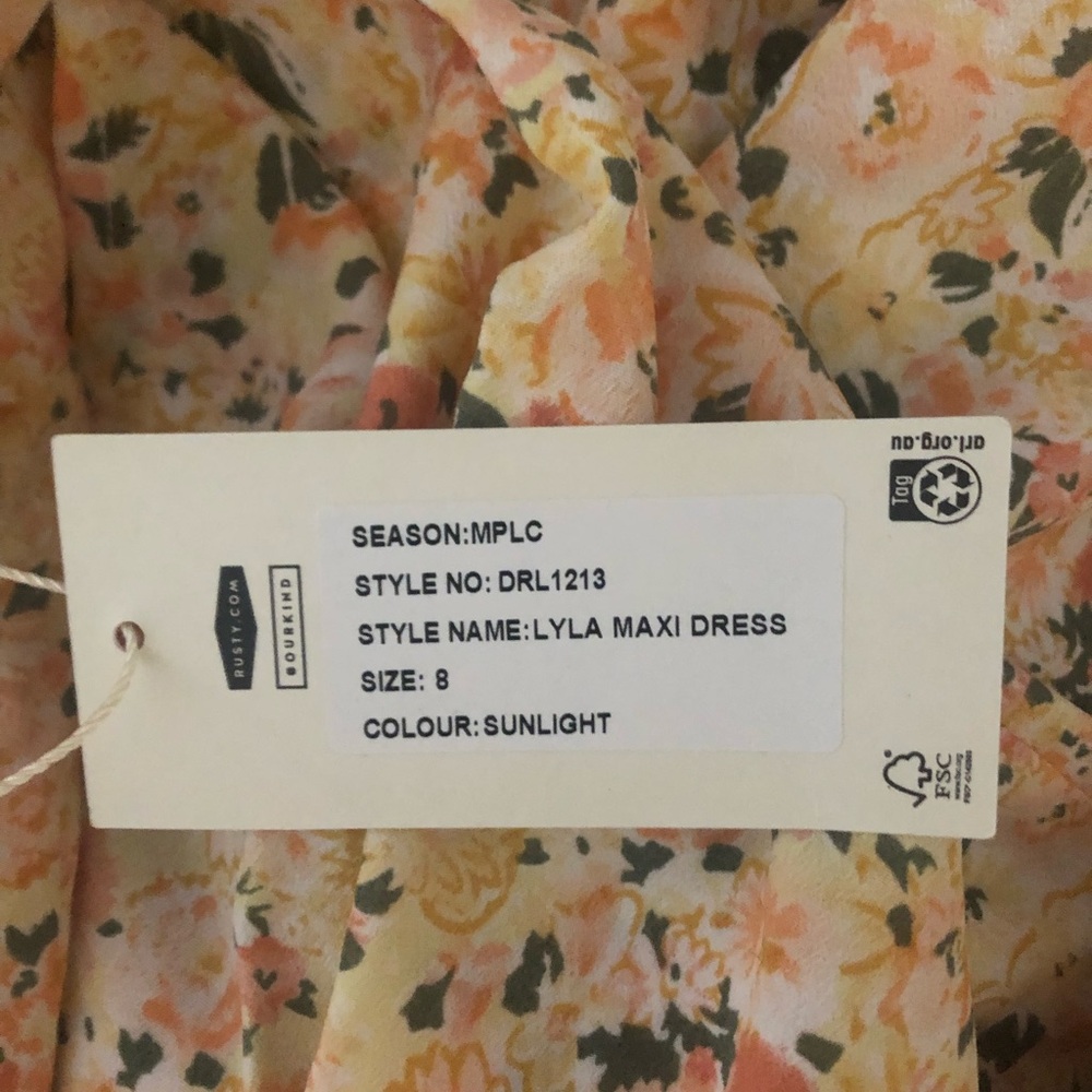 rusty lyla maxi dress